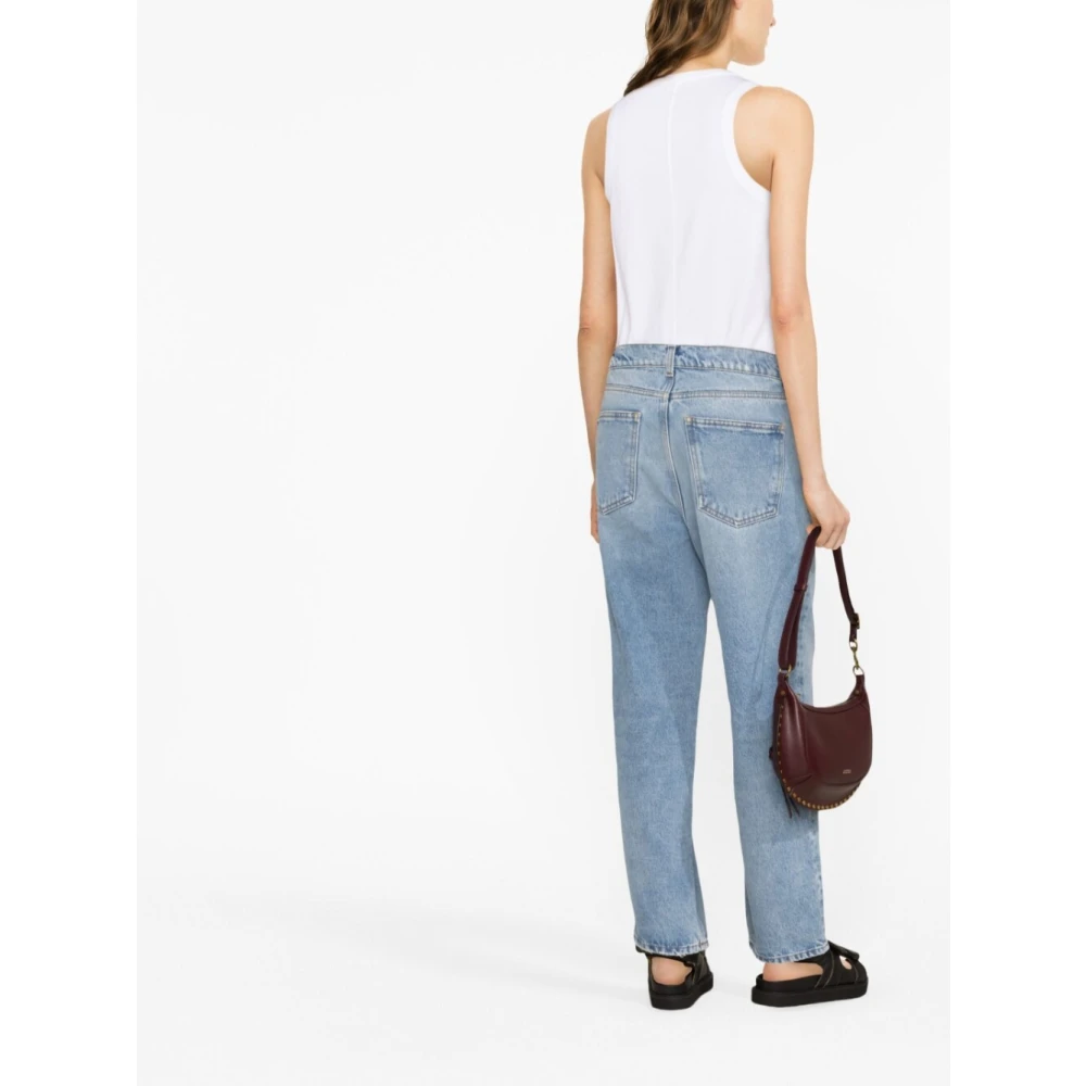 Armarium Blauwe Straight-Leg Jeans Blue Dames