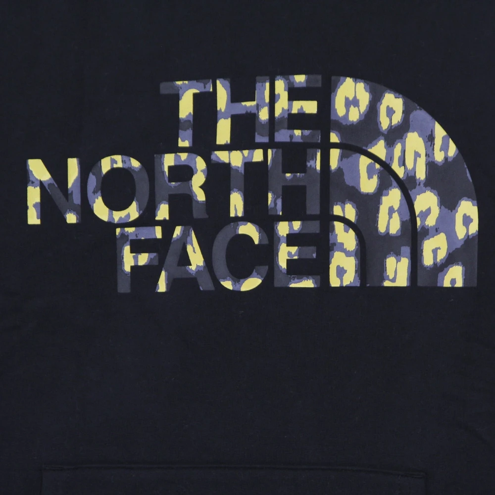 The North Face Luipaardprint Hoodie Sweatshirt Black Dames