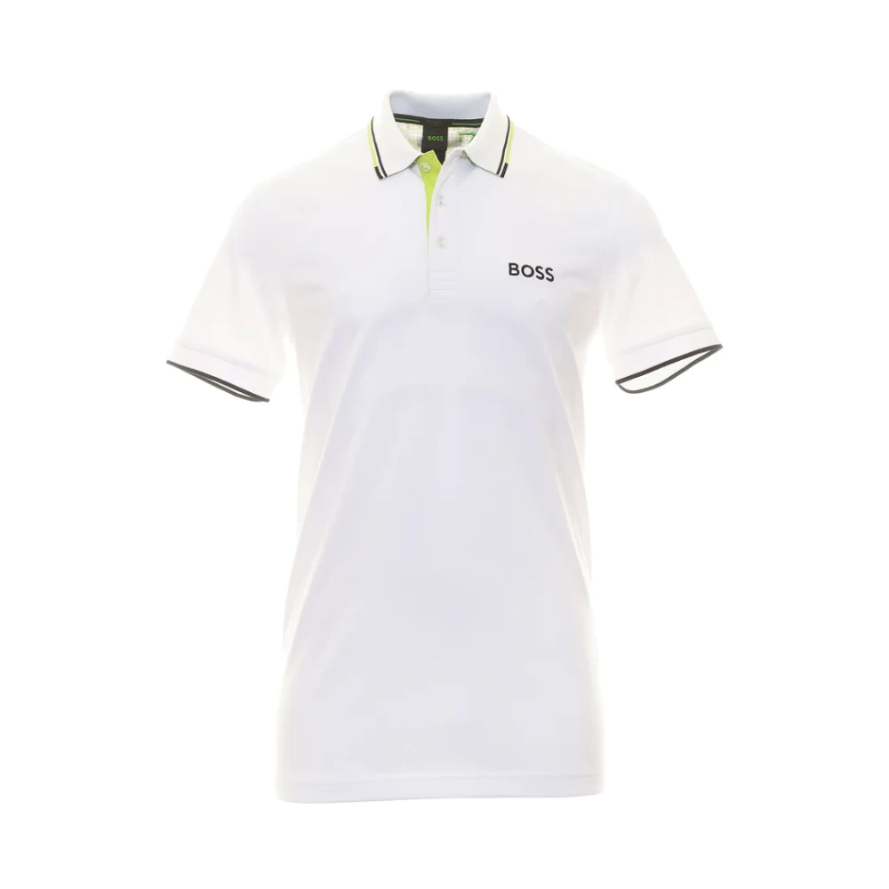 Hugo Boss Premium Golf Polo Shirt Beige Heren