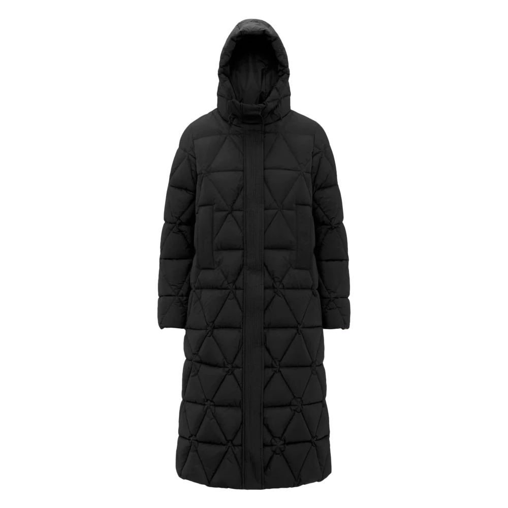 K-Way Damen Schwarz Mäntel, K, Lgröße: