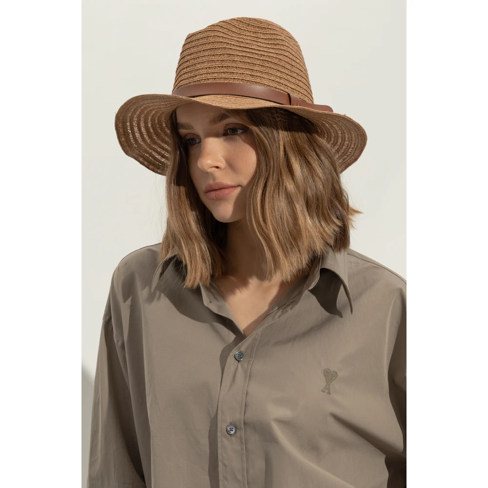 Emporio Armani Strohoed Beige Dames