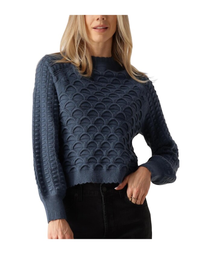 blauwe-gebreide-pullover-trui