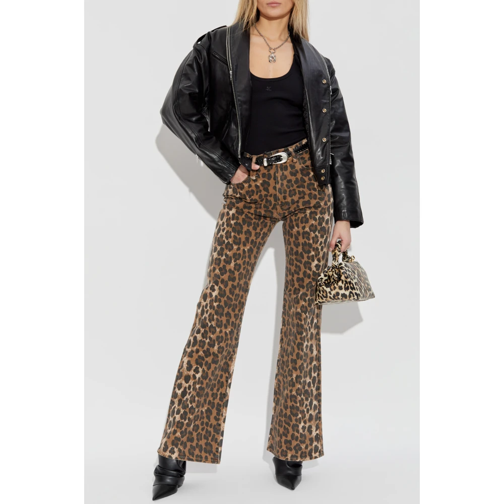 R13 Kick Fit Jeans Beige Dames