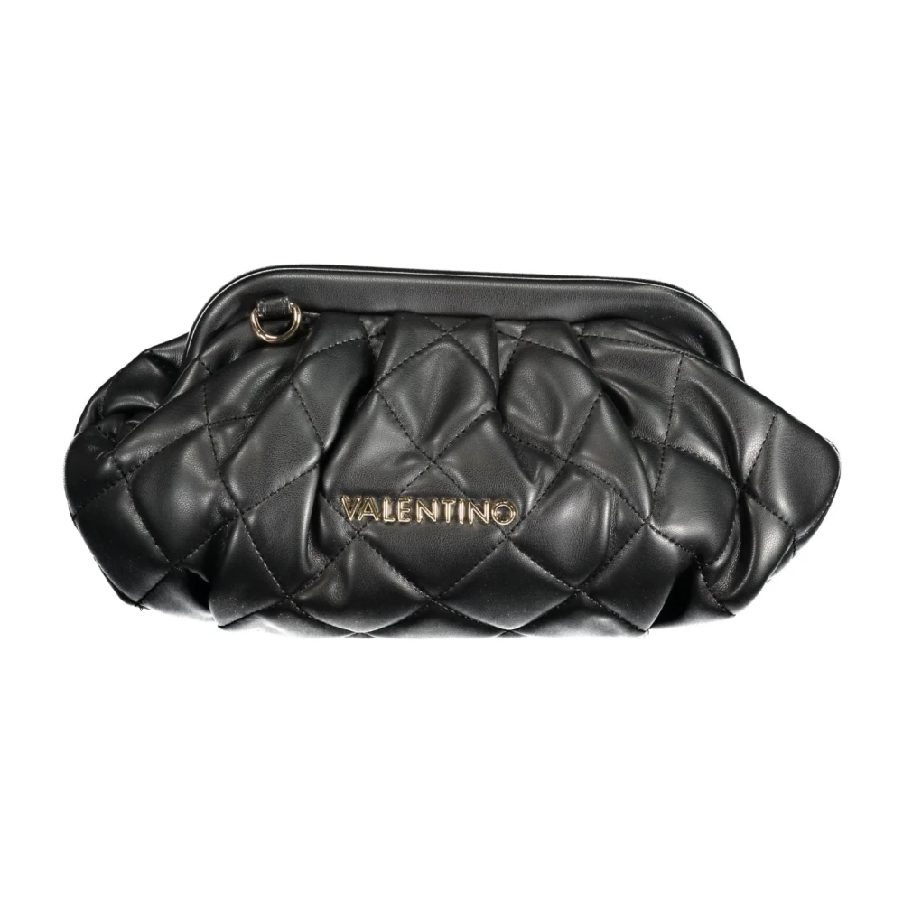 Valentino by Mario Valentino Zwarte Dames Schoudertas Contrast Details Black Dames