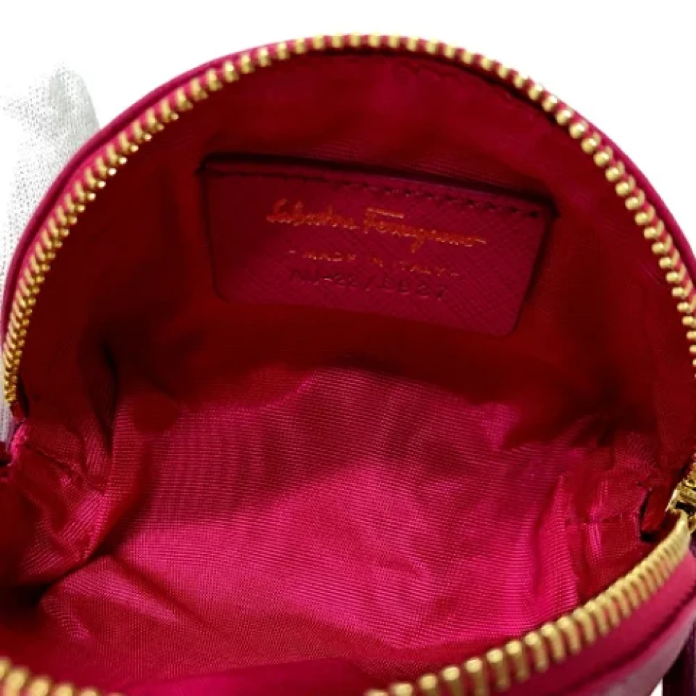 Salvatore Ferragamo Pre-owned Leather wallets Pink Dames