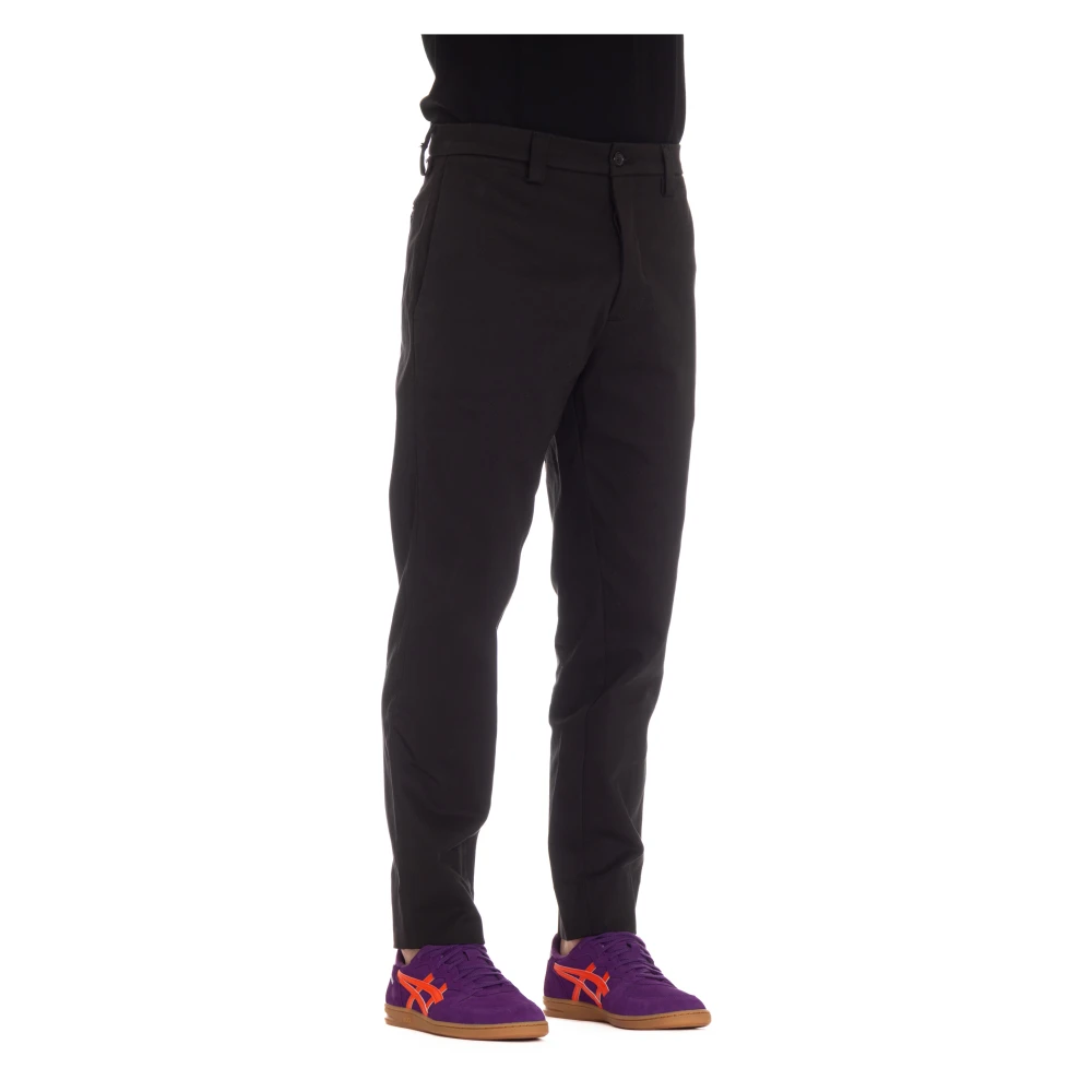 Haikure Zwarte Baggy Chino Broek Black Heren