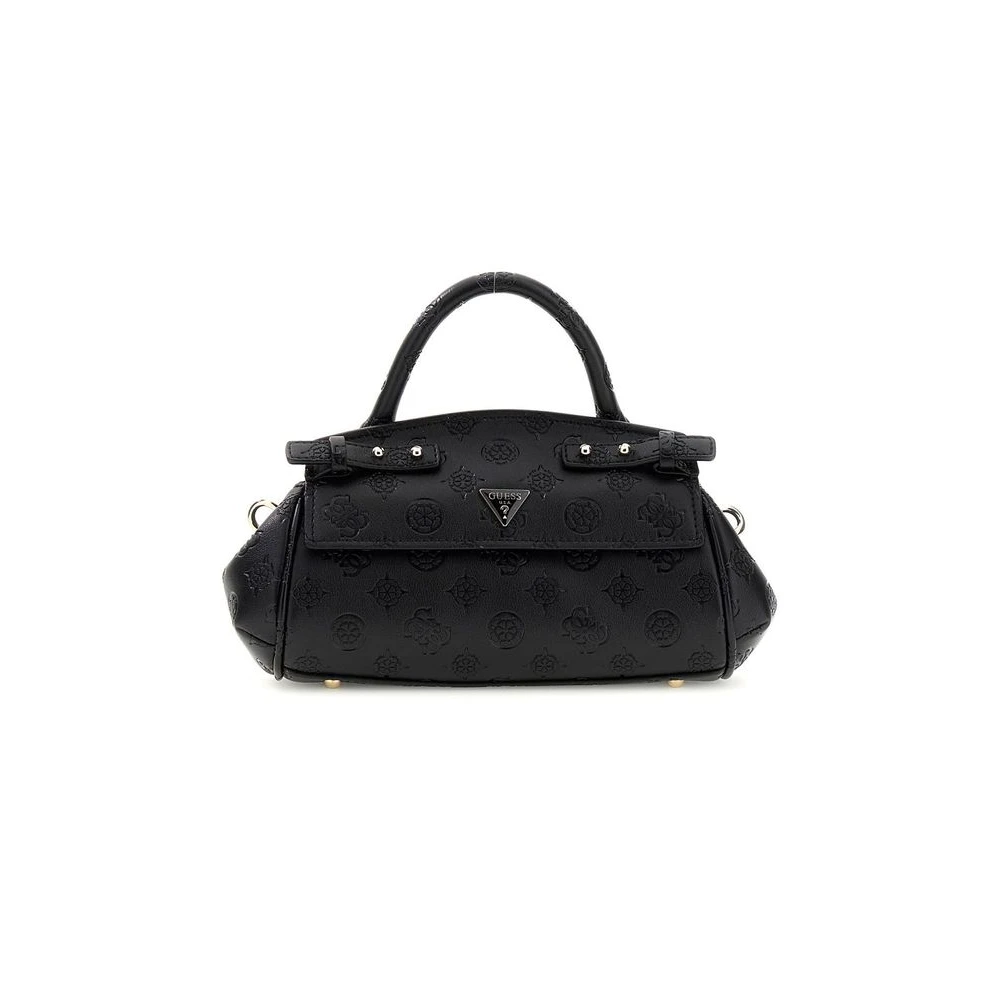 Guess Black Handbags, Female, One Size, Diana Mini Top Handle Flap