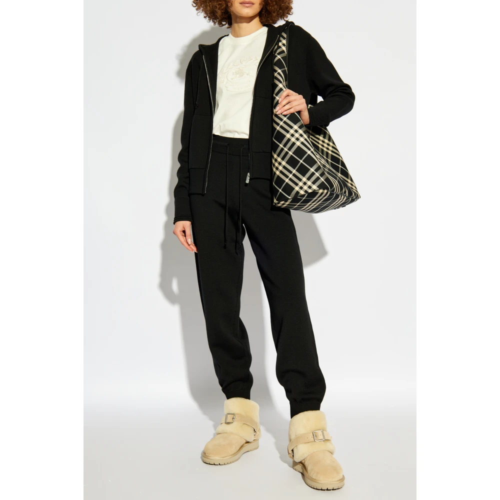 Burberry T-shirt met logo White Dames