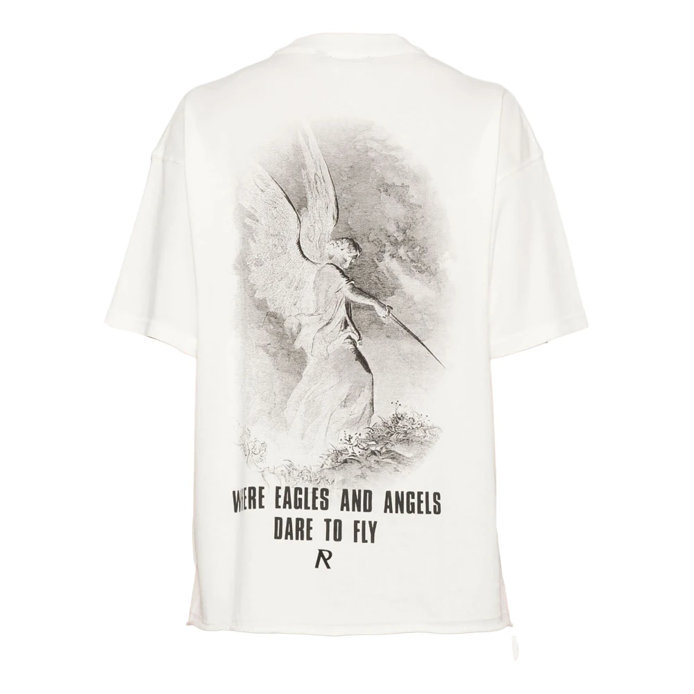 Represent Ivory White Tonal T-shirt Jersey White Heren