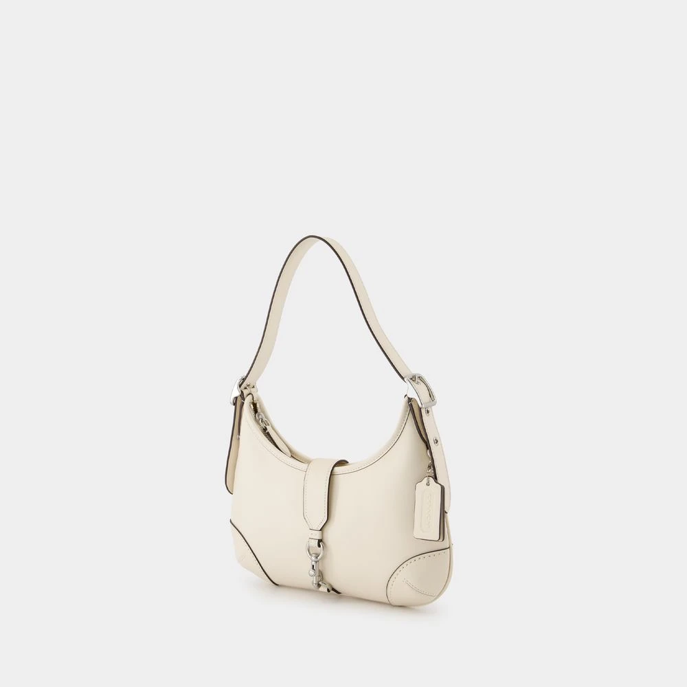 Coach Beige Leren Hobo Tas Beige Dames