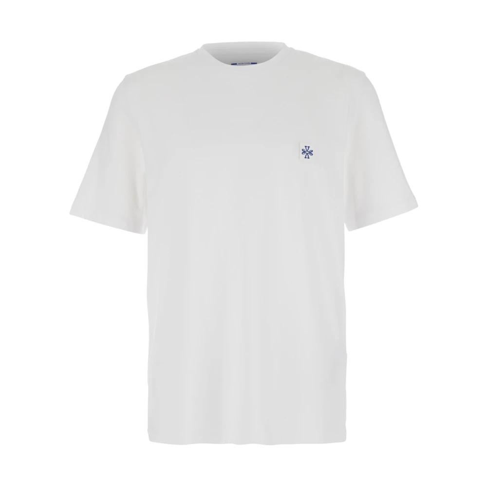 Jacob Cohën Witte Denim T-shirts en Polos White Heren