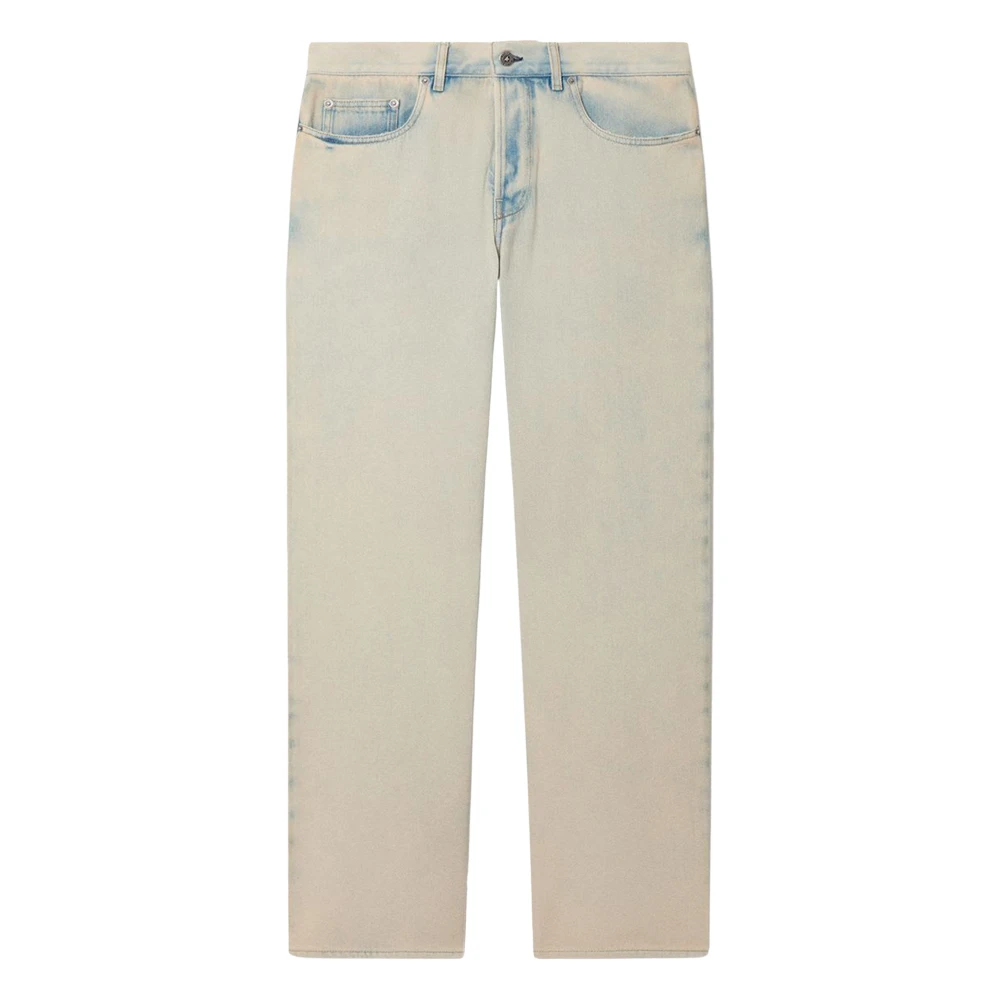 Golden Goose Men's White Skate Straight Jeans - Straight Fit Jeans - W32 - Jeans