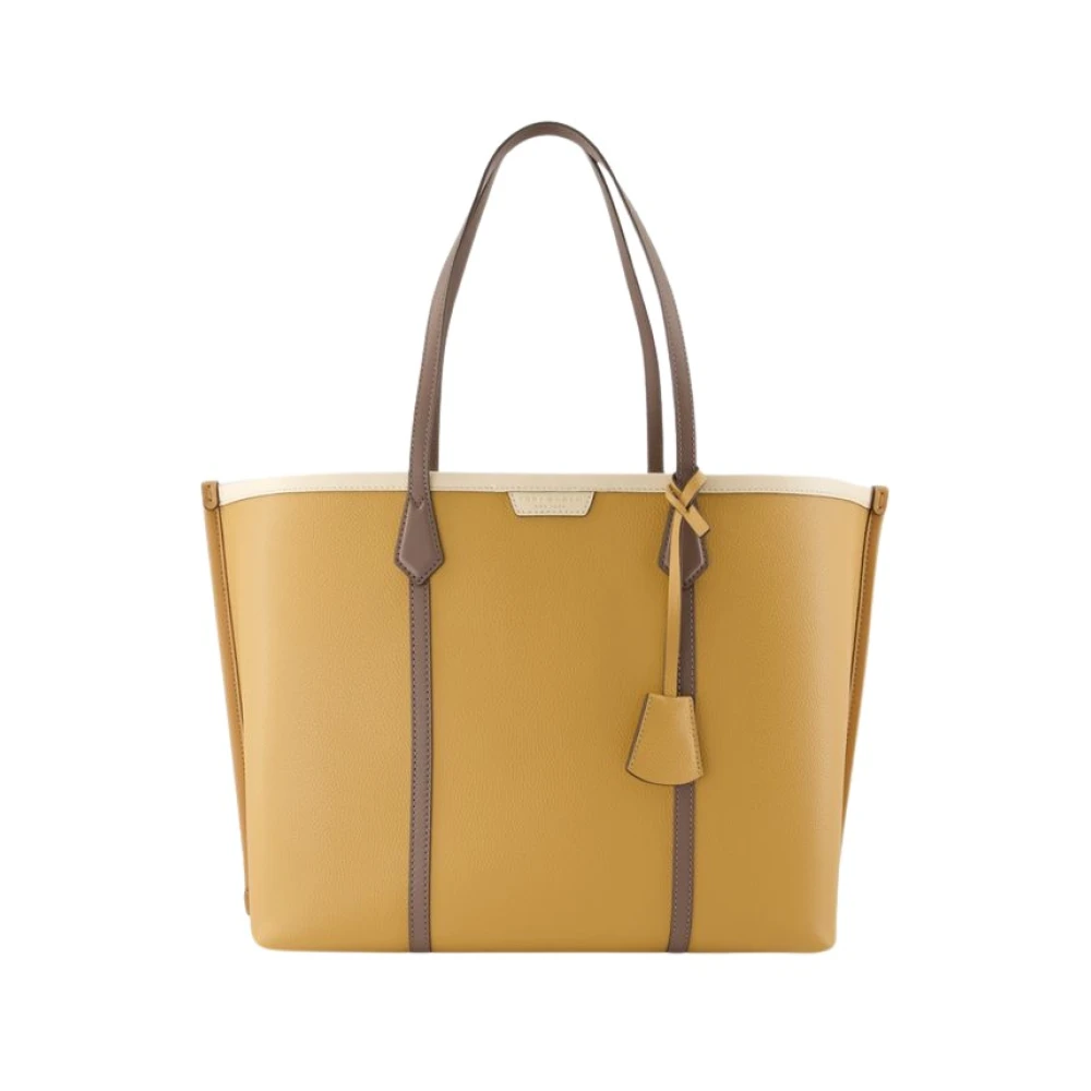 Brun Fargeblokk Shopper Bag