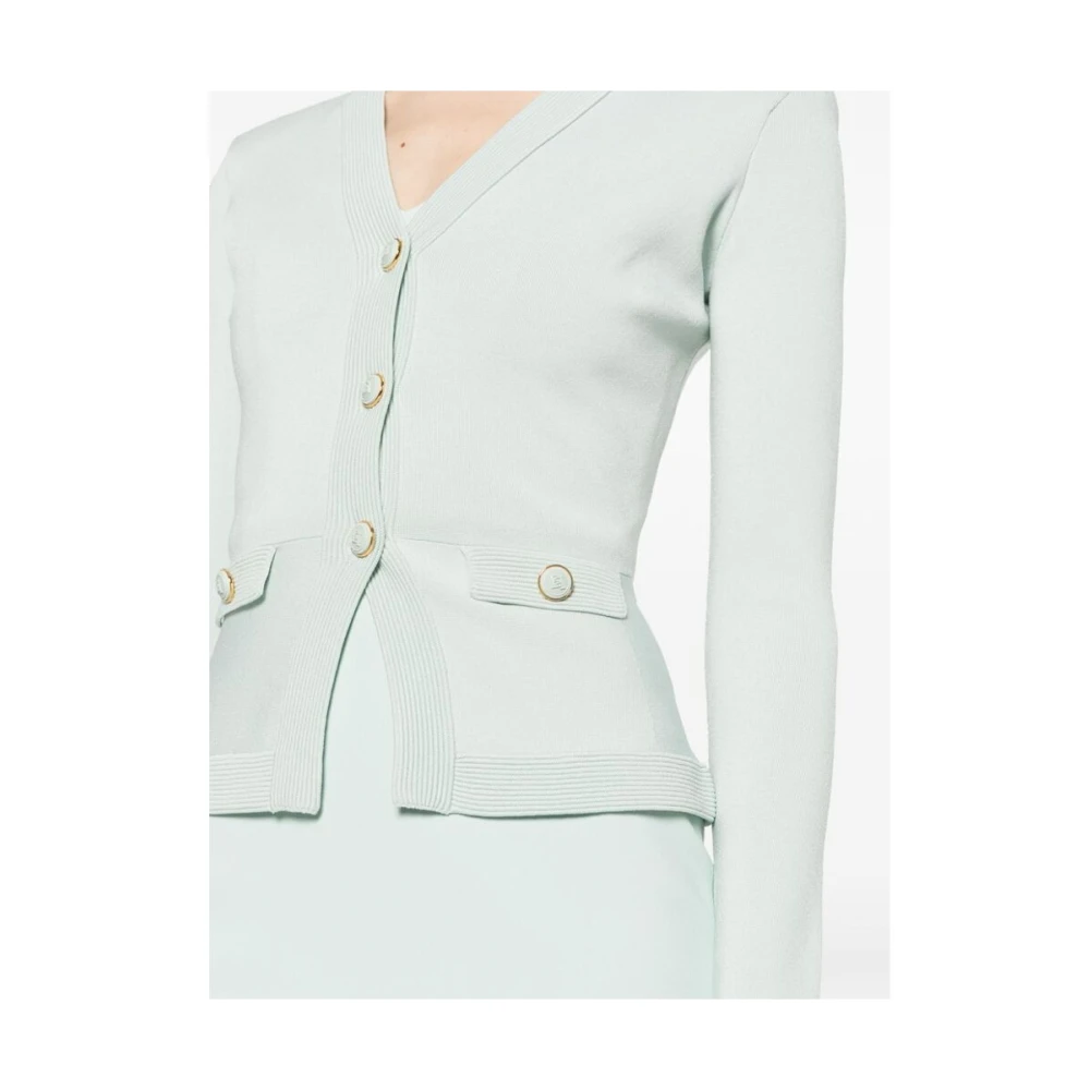 Elisabetta Franchi Mintgroene Visserstrui Green Dames