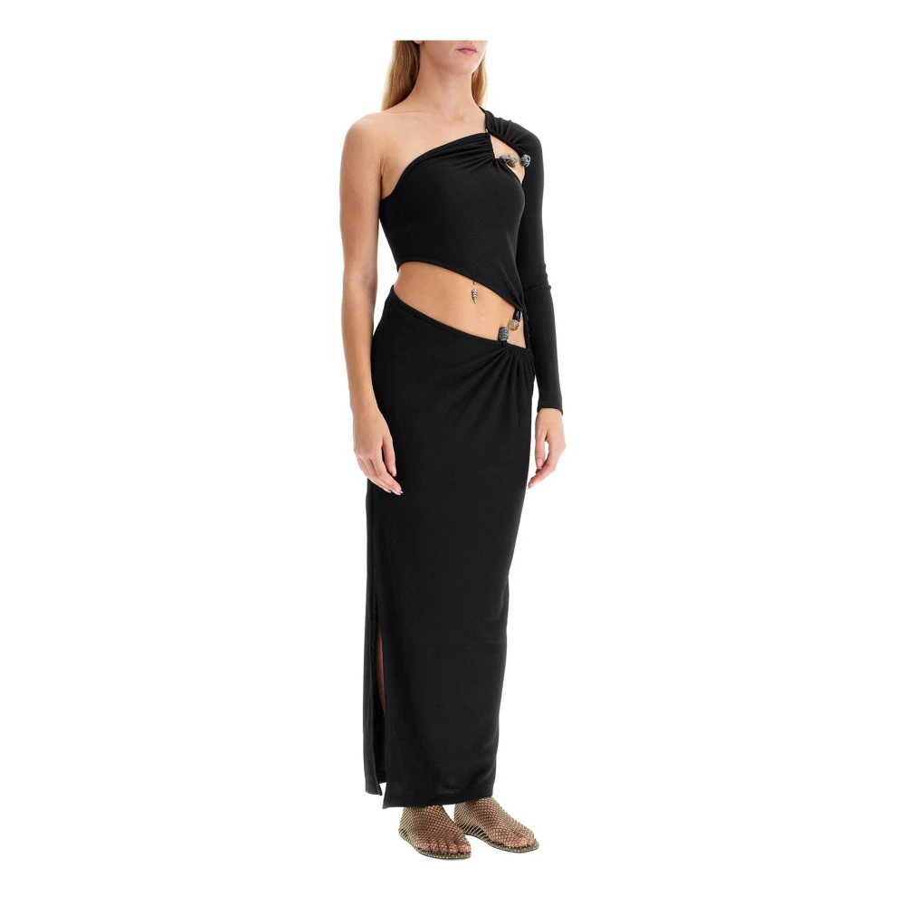 Christopher Esber Maxi jurk met cut-out details Black Dames