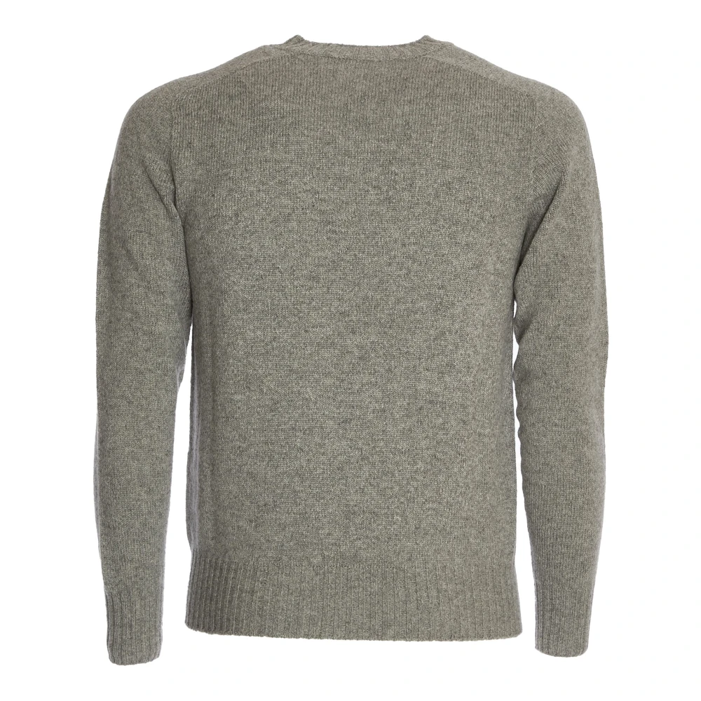 Malo Luxe Crew Neck Sweater Brown Heren
