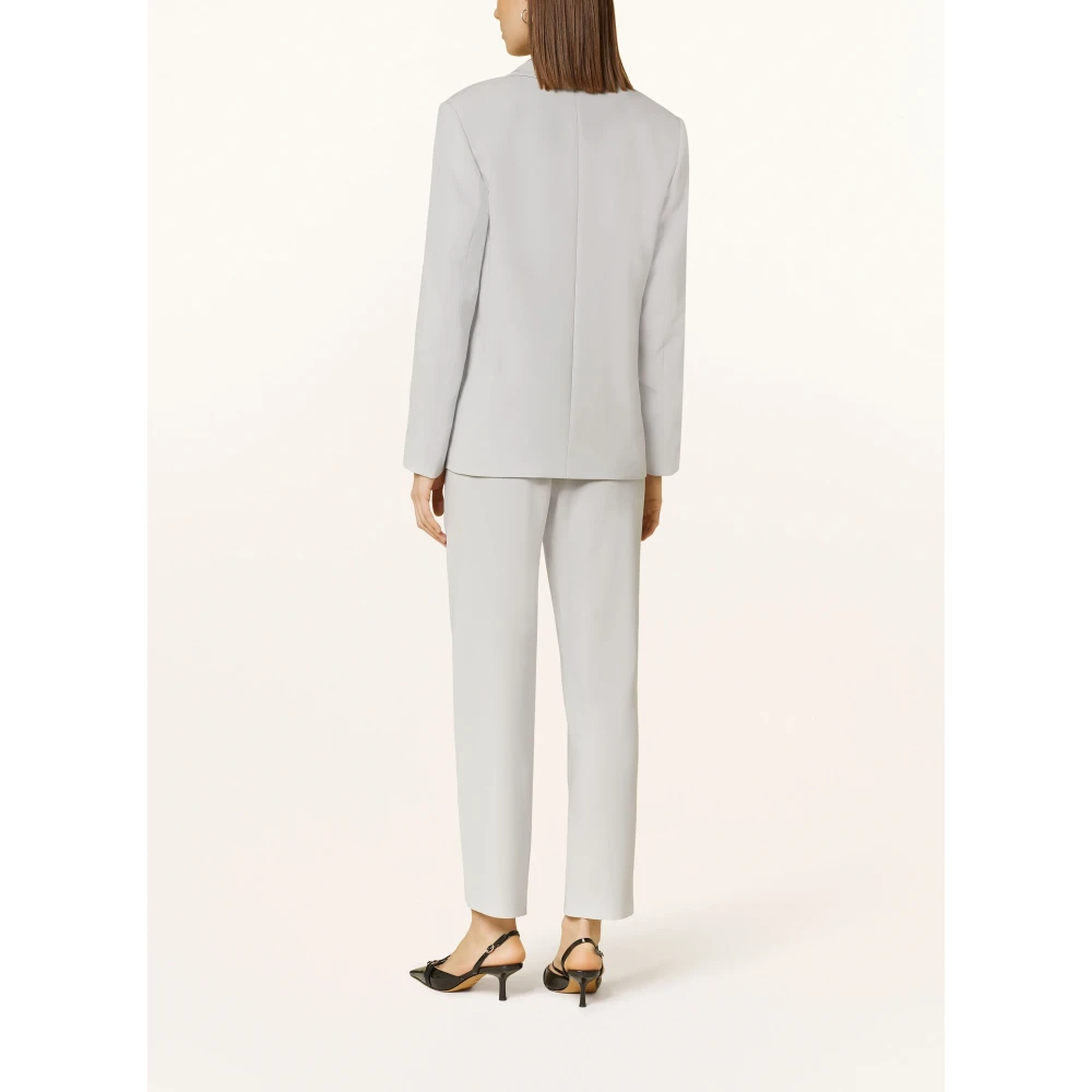 Windsor Klassieke Blazer met Riem en Revers Gray Dames