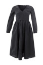 robe-longue-noire-col-v