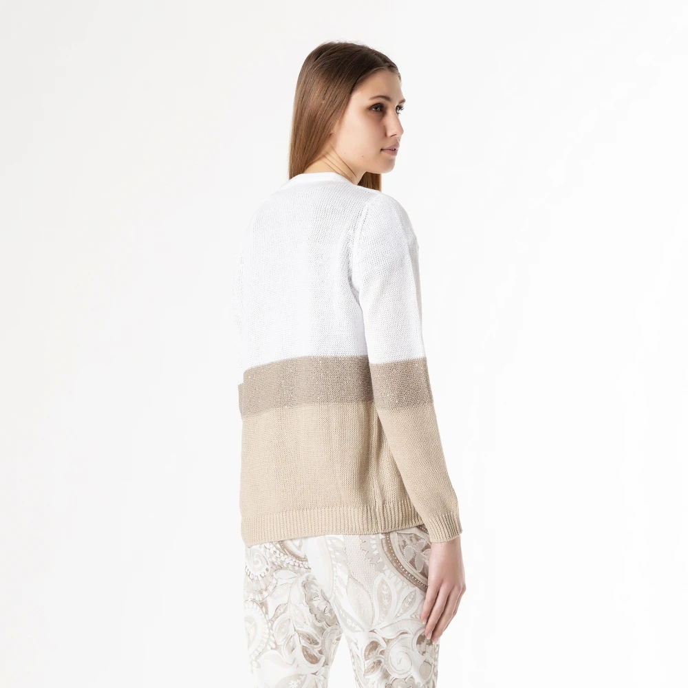 Le Tricot Perugia Cardigan Beige Dames