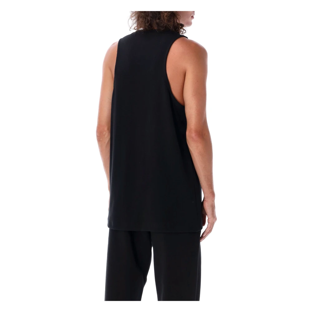Fear Of God Zwarte Geribbelde Tanktop Aw24 Black Heren