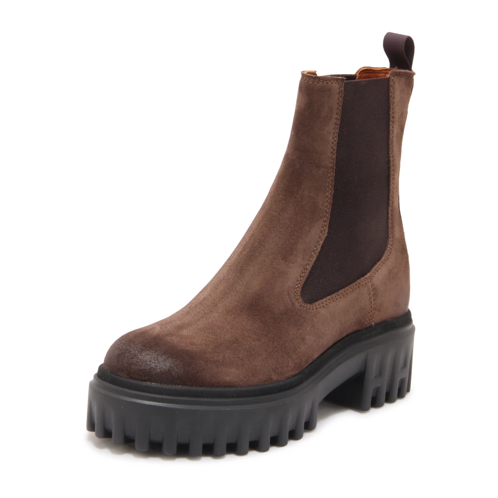 Hogan Women's Brown H700 Chelsea - Chelsea Boots - 7 Uk - Shoes