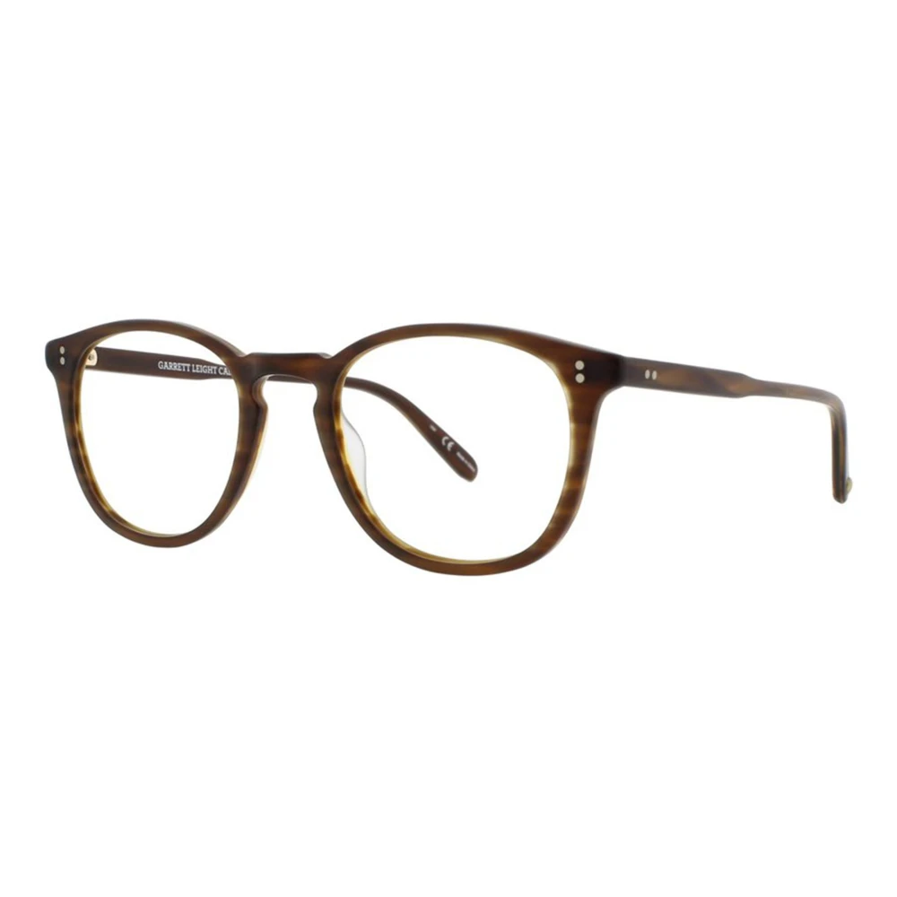 Garrett Leight Matte Brandy Tortoise Eyewear Frames Kinney Brown Unisex