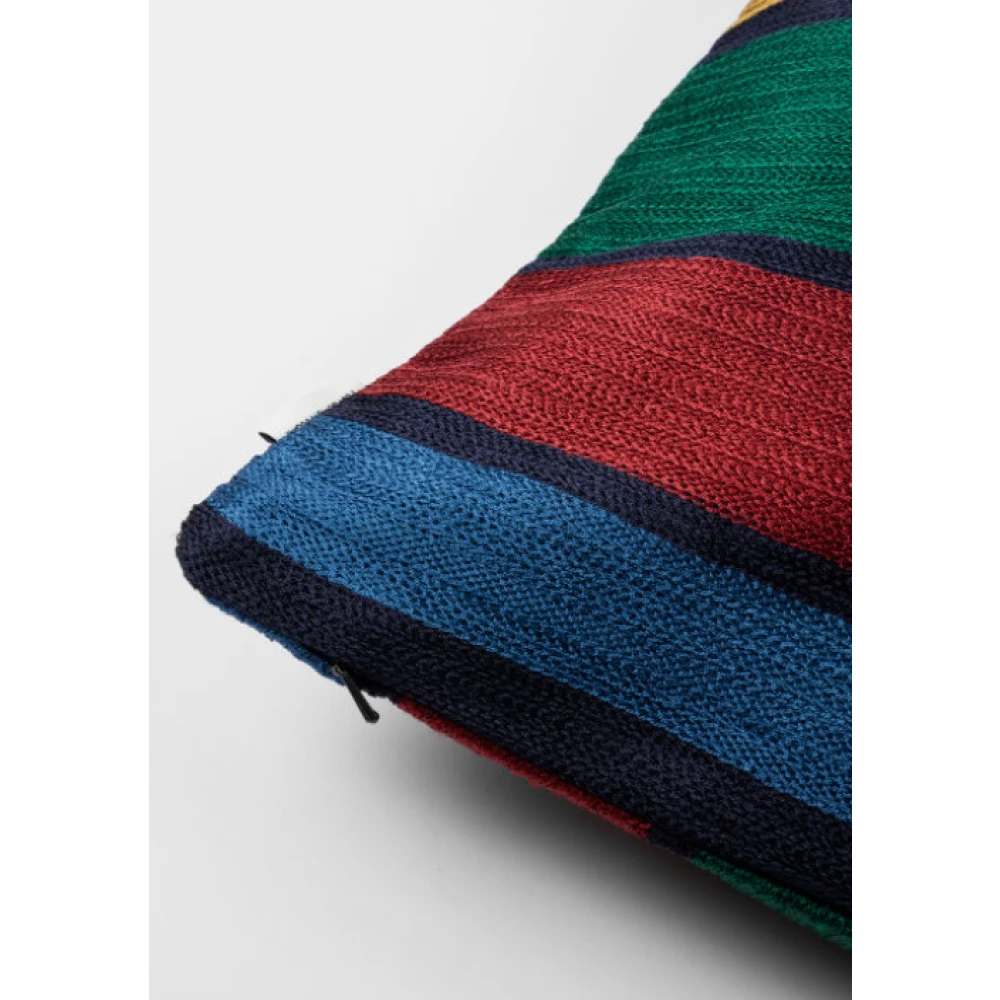 Paul Smith Signature Stripe Kussen Green Unisex