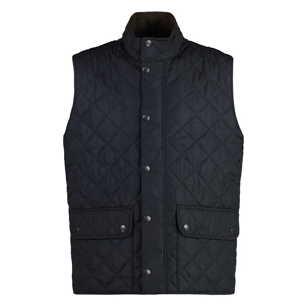 Barbour Gewatteerd vest met voorflapzakken Blue Heren