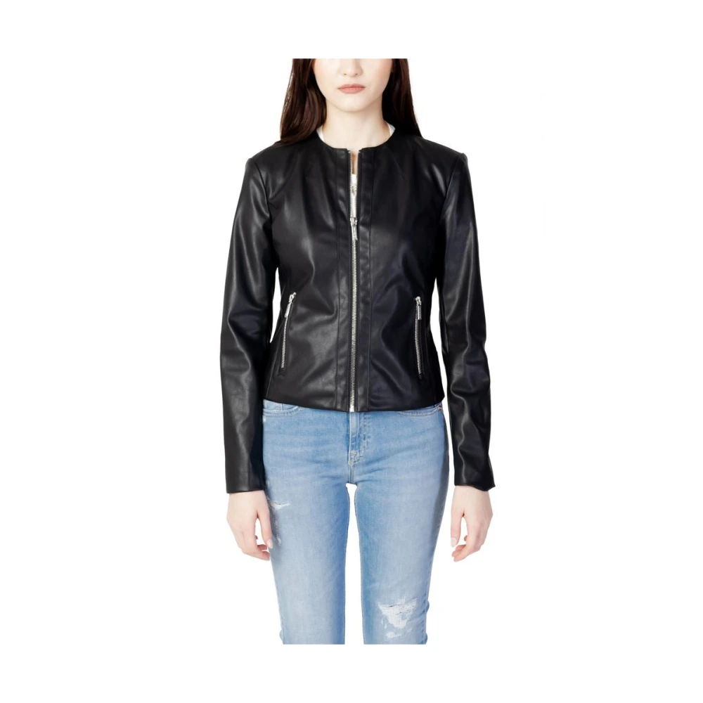 Armani Exchange , Light Jackets, Female, Black, Xl, Women's Spring/Summer Jacket In Polyester - Image 6