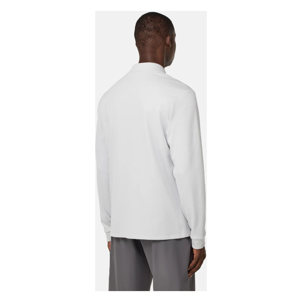 Boggi Milano Katoenmix Volledige Ritssluiting Sweatshirt Gray Heren