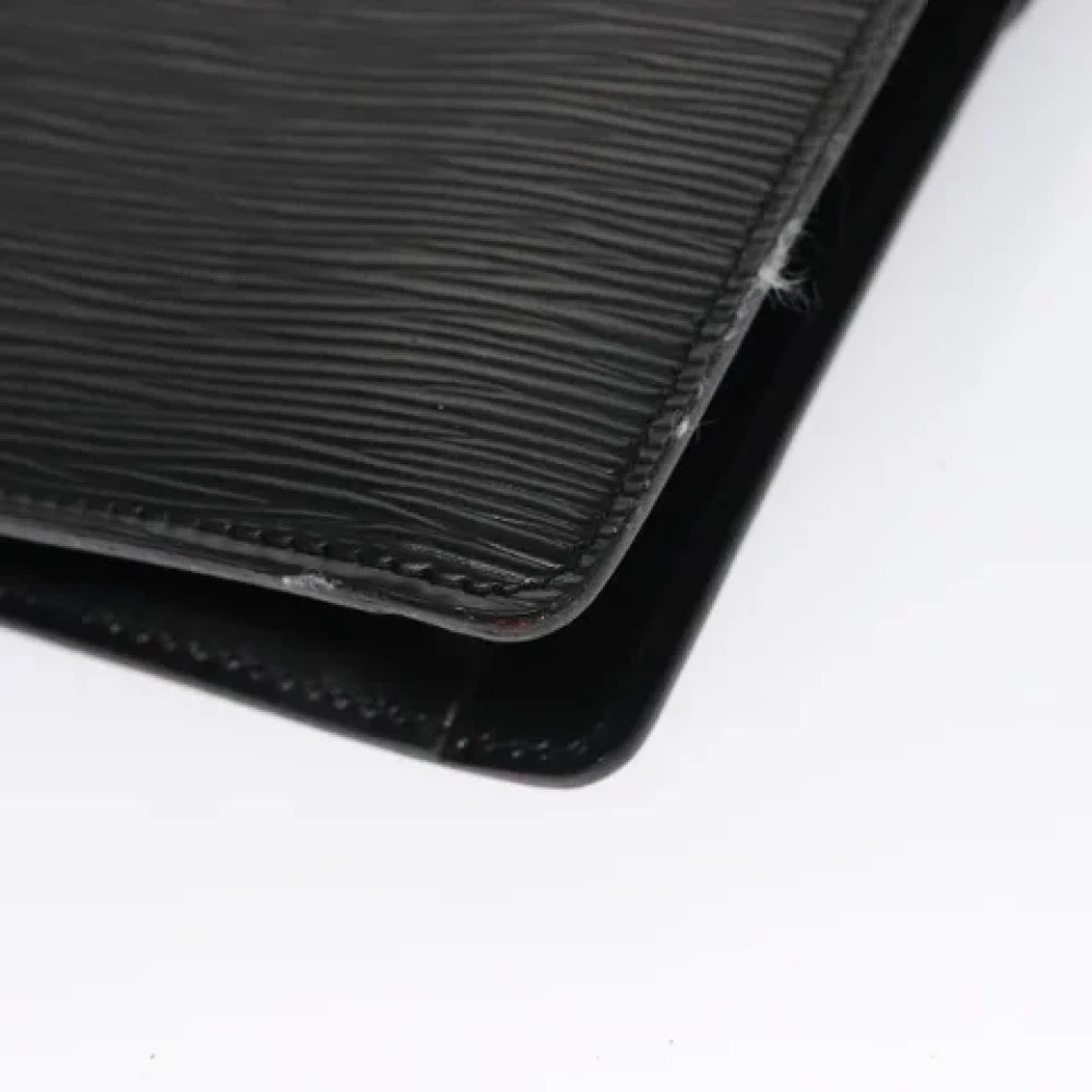 Louis Vuitton Vintage Pre-owned Leather clutches Black Dames