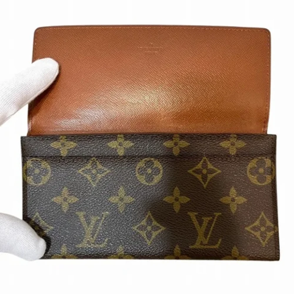 Louis Vuitton Vintage Pre-owned Canvas wallets Brown Unisex