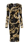 robe-noire-avec-impression-chromo-couture