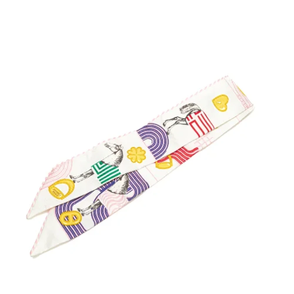 Pre-owned > Pre-owned Accessories > Pre-owned Scarves - - Hermès Vintage - Modalova