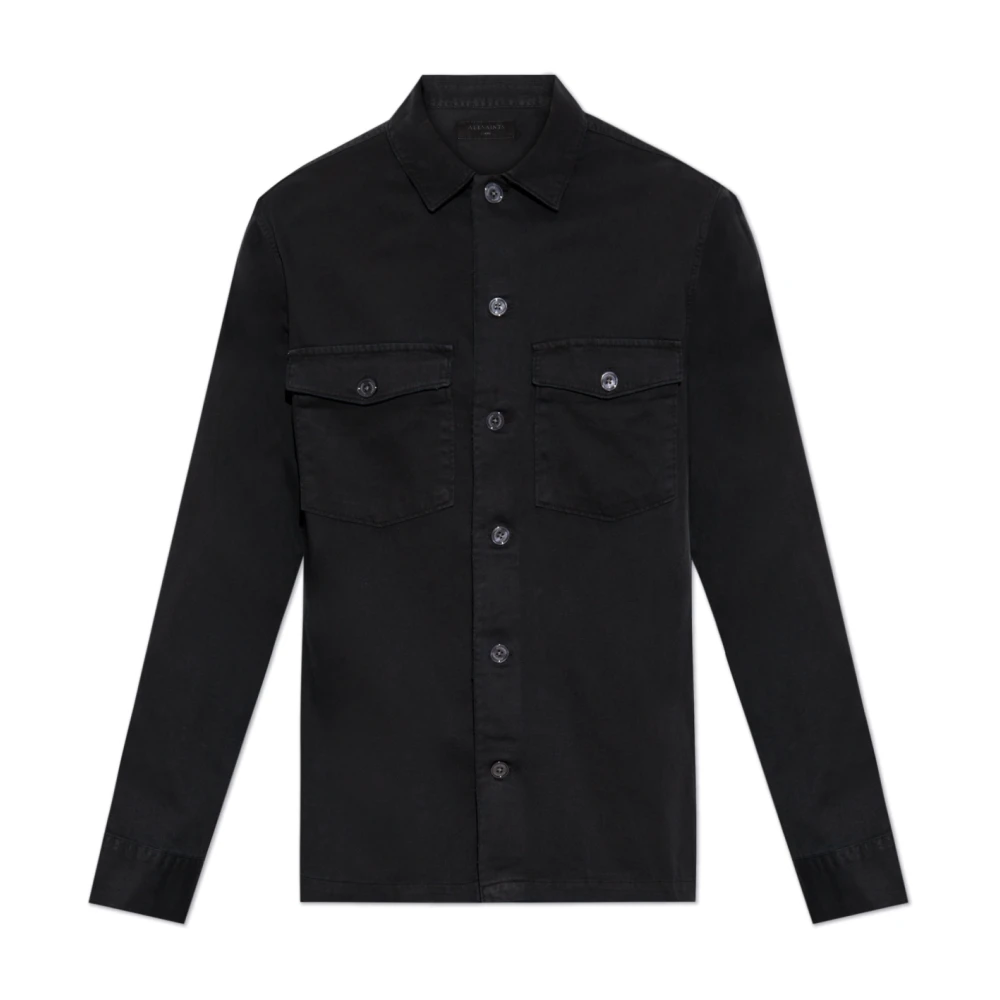 AllSaints Spotter Shirt Black Heren