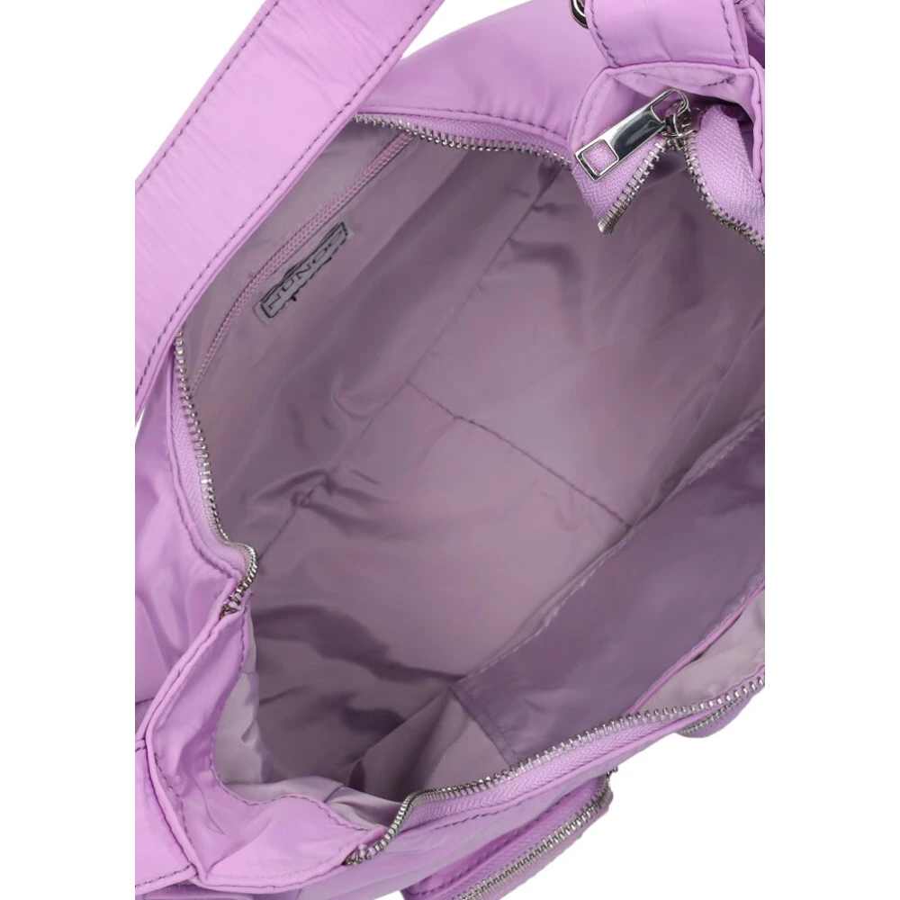 Núnoo Lila Gerecyclede Nylon Schoudertas Purple Dames
