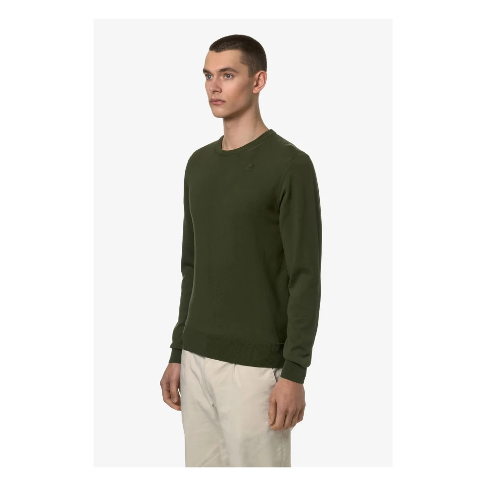 K-way Sebastien Crew Neck Sweater Green Heren