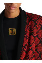 cardigan-a-bouton-imprime-python