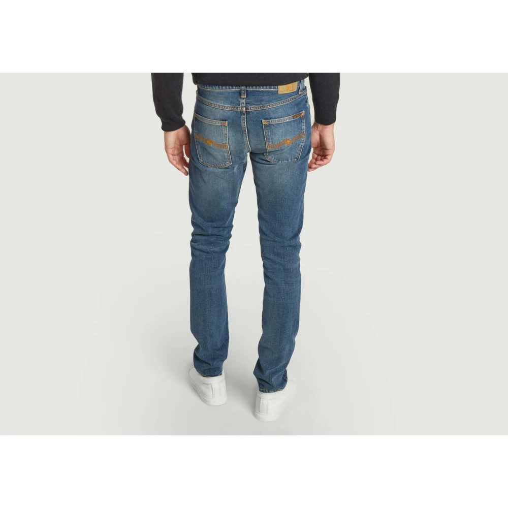 Nudie Jeans Comfort Stretch Slim Fit Jeans Blue Heren