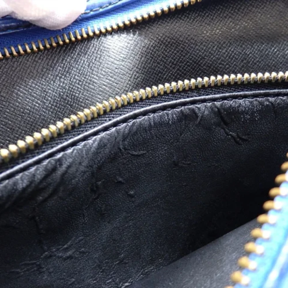 Louis Vuitton Vintage Pre-owned Leather shoulder-bags Blue Dames