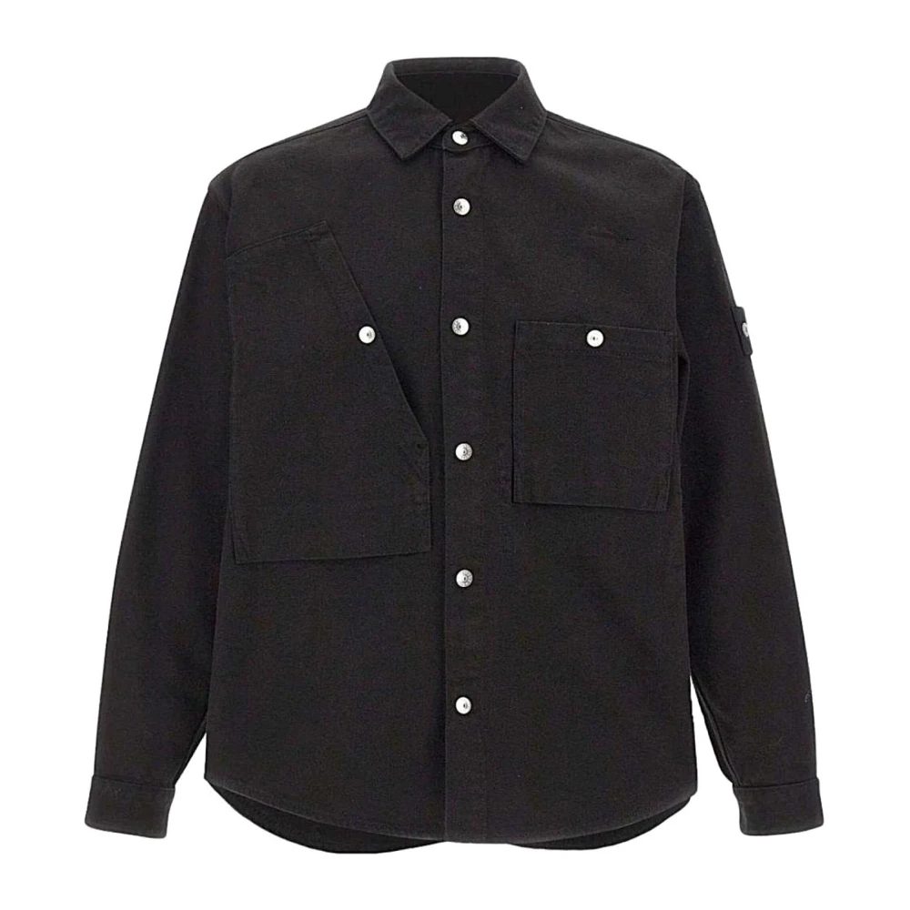 Stone Island Black Camicia - Male - Casual Shirts - S - Shirts