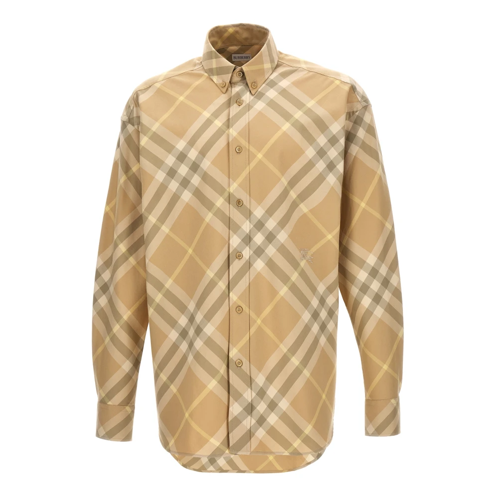 Burberry Men's Beige Shirts - Casual Shirts - Xl - Shirts