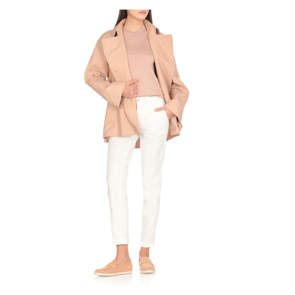 Fay Roze dubbelrijige trenchcoat Pink Dames