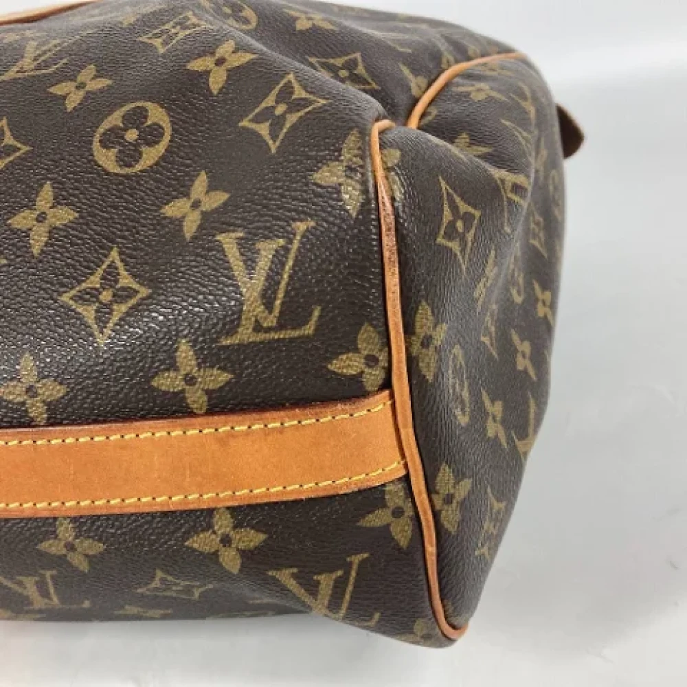 Louis Vuitton Vintage Pre-owned Cotton louis-vuitton-bags Brown Dames