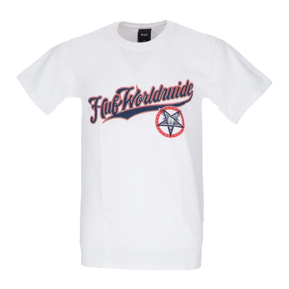 HUF Thrasher Witte Heren T-shirt White Heren