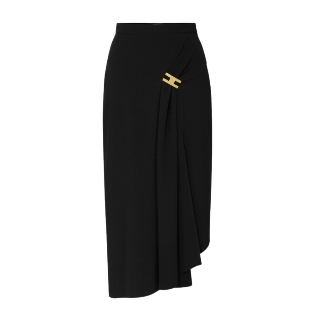 ワンピース ELISABETTA FRANCHI Women Mid Skirts ABR2252E2 DC6 Orange ELISABETTA FRANCHI Womens Skirt Mini Straight Orange Size 42