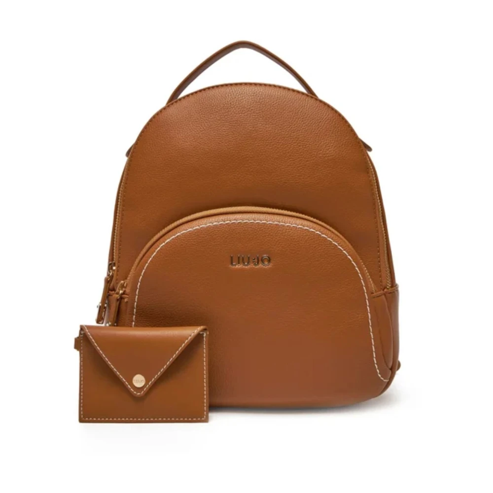Liu Jo Elegante Brandy Synthetisch Leren Rugzak Brown Dames