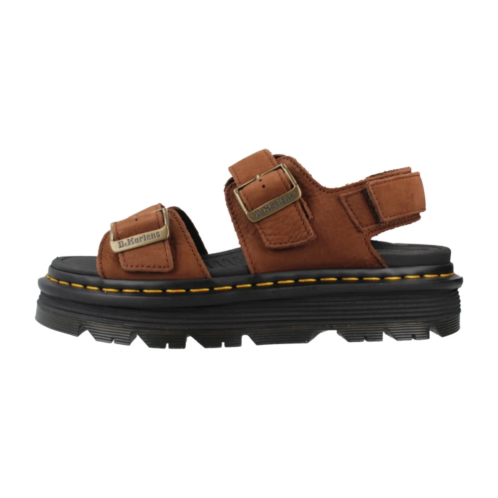 Dr. Martens Donna Marrone Flat Sandals