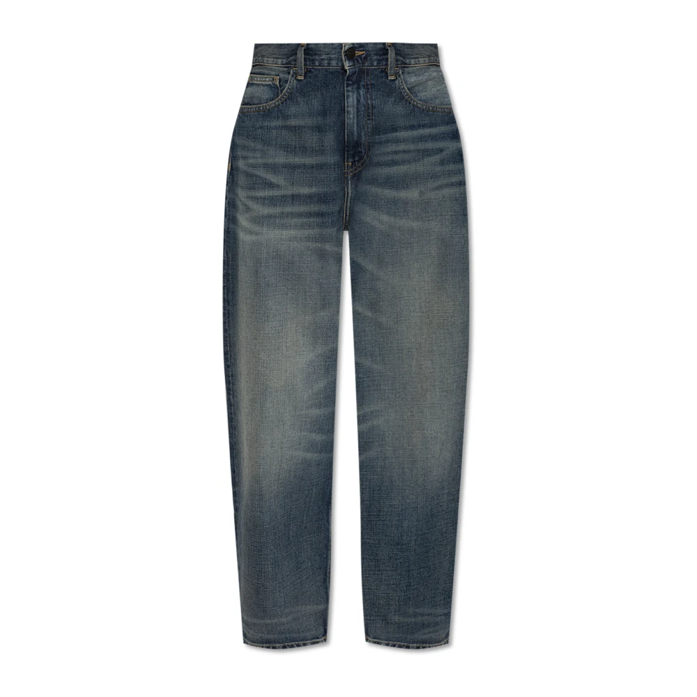 Carhartt WIP Jeans met logo Blue Dames