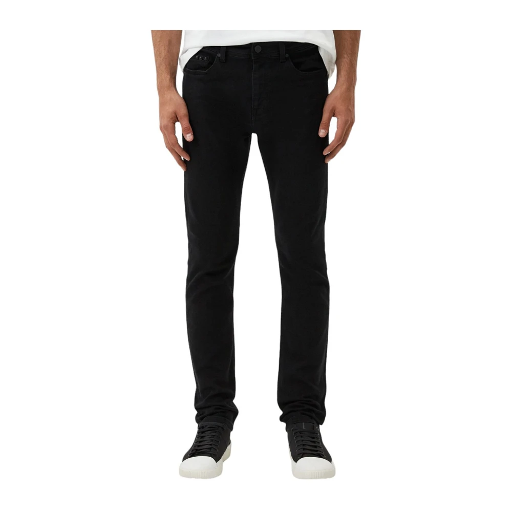 Karl Lagerfeld Tejano 5-pocket 265840-543861 effen Black Heren